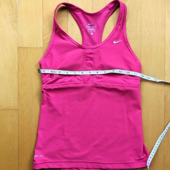 Nike dri fit tank top pink size small @B5 - Picture 4 of 5
